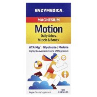 Enzymedica, Magnesium Motion, 120 Kapseln (350 mg pro Kapsel)