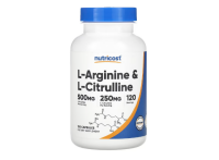 Nutricost, L-Arginin und L-Citrullin, 120 Kapseln
