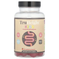 TruHeight, Kids Prebiotic & Probiotic Gummies,...