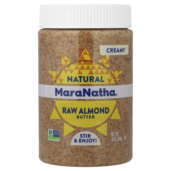 MaraNatha, Rohe Mandelbutter, Cremig, 16 oz (454 g)