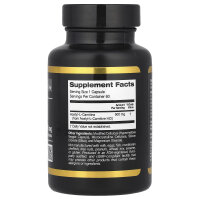 California Gold Nutrition, Acetyl-L-Carnitine, Acetyl-L-Carnitin, 500 mg, 60 pflanzliche Kapseln