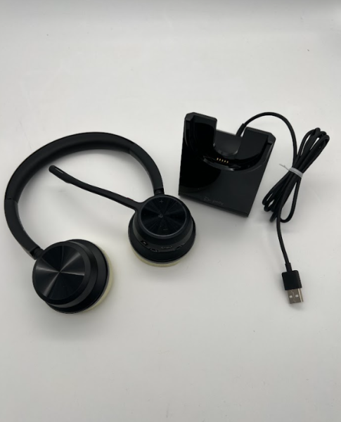 Plantronics Poly schnurloses Voyager 4320 UC-Headset mit Ladestation (Plantronic