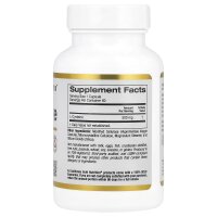 California Gold Nutrition, L-Cysteine, AjiPure®, L-Cystein, 500 mg, 60 pflanzliche Kapseln