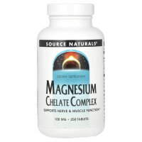 Source Naturals, Magnesium Chelatkomplex, 100 mg, 250...