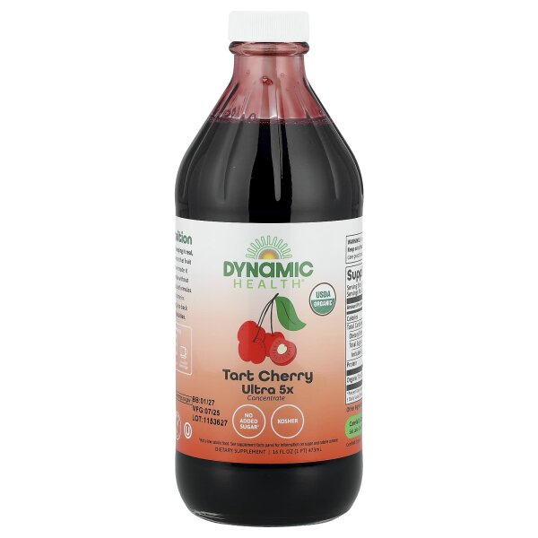Dynamic Health, Once Daily Tart Cherry, Sauerkirschsaft, Ultra 5X, 473 ml