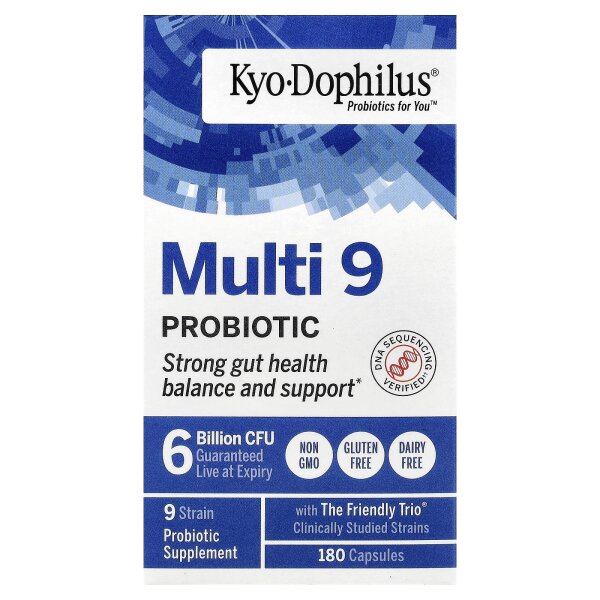 Kyolic, Kyo-Dophilus®, Multi 9 Probiotic, 180 Kapseln