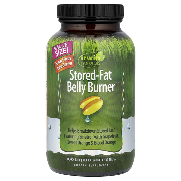 Irwin Naturals, Stored-Fat Belly Burner, 100 flüssige Weichkapseln