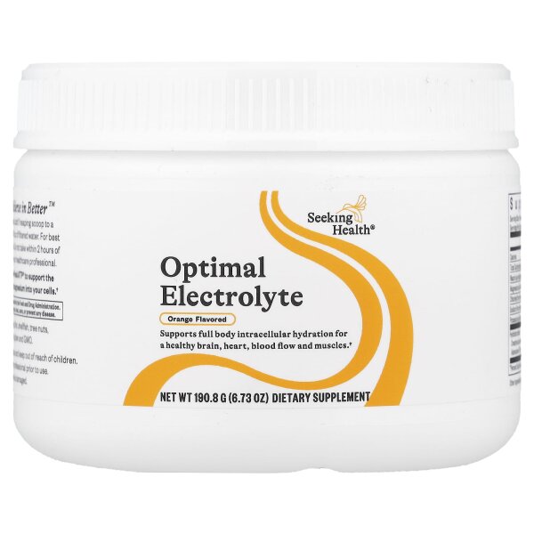Seeking Health, Optimal Electrolyte, Elektrolyte, Orange, 190,8 g