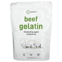 Micro Ingredients, Beef Gelatin Powder, Rindergelatinepulver, geschmacksneutral, 907 g