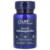 Life Extension, Optimized Ashwagandha, optimiertes Ashwagandha, 60 pflanzliche Kapseln