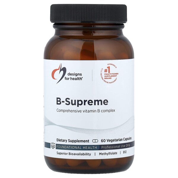 Designs For Health, B-Supreme, 60 pflanzliche Kapseln