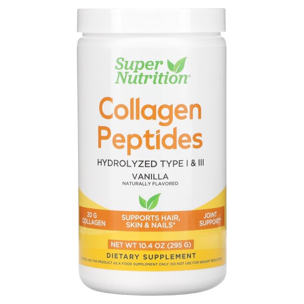 Super Nutrition, Collagen Peptides, Vanilla, Kollagenpeptide, Vanille, 295 g