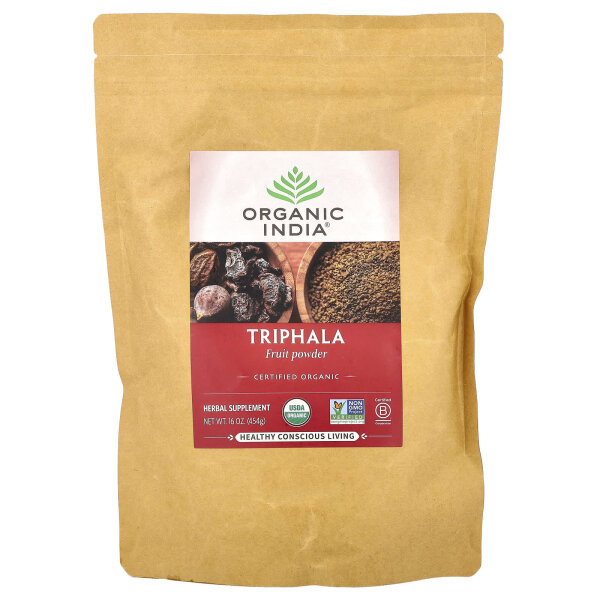 Organic India, Triphala Fruchtpulver, 454 g (16 oz.)