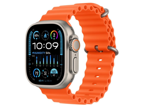 Apple Watch Band - Ocean Band Extension - 49 mm - Orange - One Size