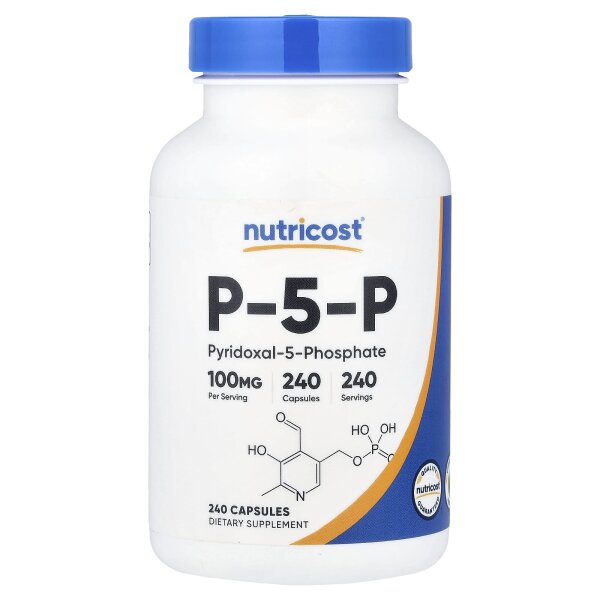 Nutricost, P-5-P, 100 mg, 240 Kapseln