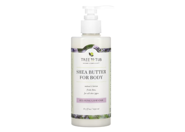 Tree To Tub,, Körperlotion, feuchtigkeitsspendend für trockene, empfindliche Haut, Lavendel, 250 ml