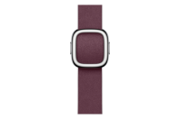 Original Apple Modernes Lederarmband – für Apple Watch 41 mm Mulberry Medium
