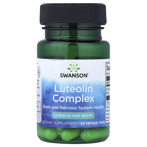 Swanson, Luteolin Complex, Luteolin-Komplex, 30 pflanzliche Kapseln