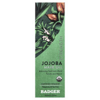 Badger, Jojoba Kräuter Haaröl, Rosmarin & Teebaum, 2 fl oz (59.1 ml)