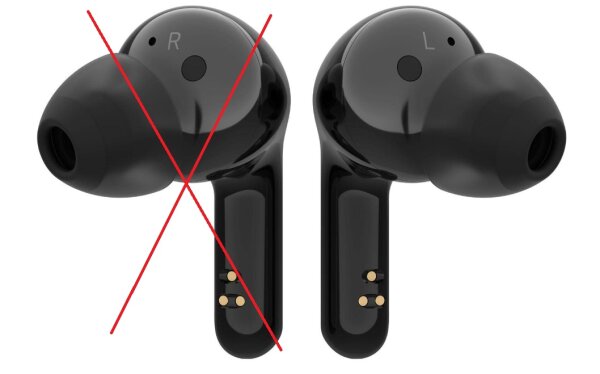 LG TONE Free FN6 Earbuds NUR DER LINKE Kabellose Bluetooth Schwarz