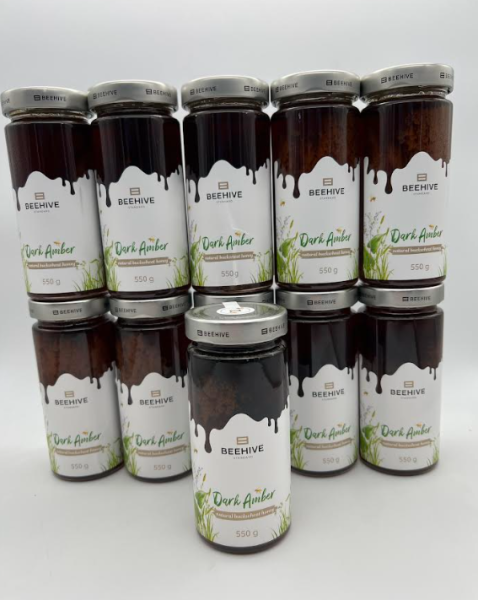 Buchweizenhonig 11x 550g Natur hochwertig Honig aus der Ukraine