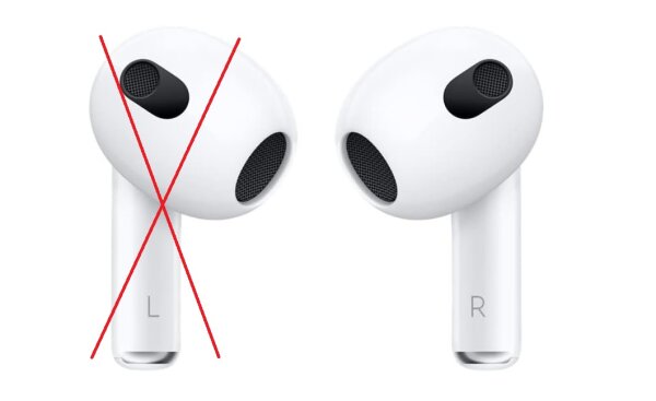 Apple AirPods (3. Generation) NUR DER RECHTE A2565 Bluetooth Kopfhörer