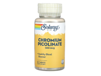 Solaray, Chrompicolinat, 500 mcg, 60 Tabletten