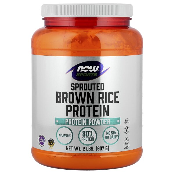 NOW Foods, Sport, Gesprossener Brauner Reis Eiweiß, 2 lbs (907 g)
