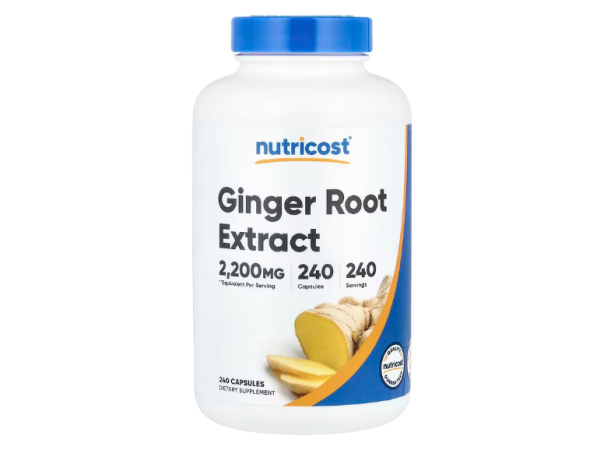 Nutricost, Ingwerwurzelextrakt, 2.200 mg, 240 Kapseln