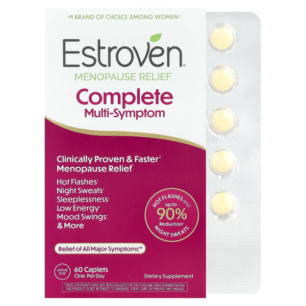 Estroven, Complete Multi-Symptome Menopause Relief, 60 Kapseln