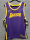 Nike NBA Los Angeles Lakers Trikot 3XL Lila/Gelb Neu mit Etikett