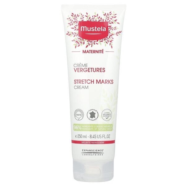 Mustela, Stretch Marks Cream 3 in 1, 250 ml  - DE Versand via DHL