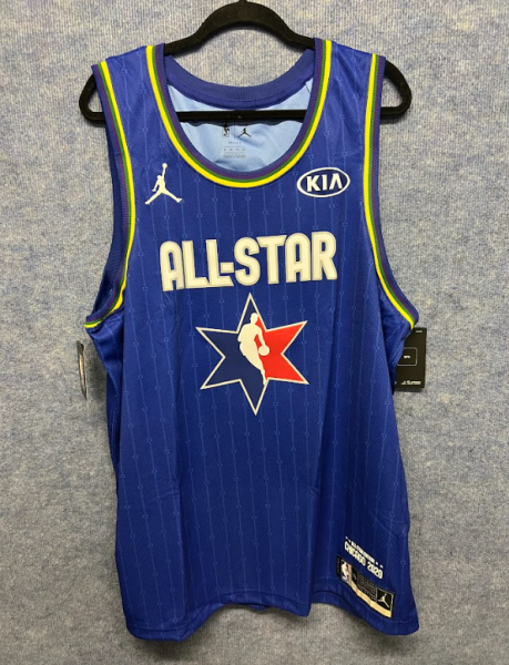 Jordan NBA All Star Game Trikot Jersey Größe XXL Blau Neu mit Etikett