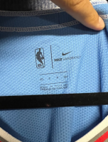 Nike NBA Sacramento Kings SACTOWN Authentic Trikot Jersey Blau Weiß Größe S