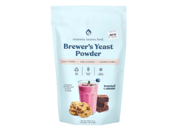 Mommy Knows Best, Brewers Yeast Powder, Bierhefepulver, geschmacksneutral, 425 g