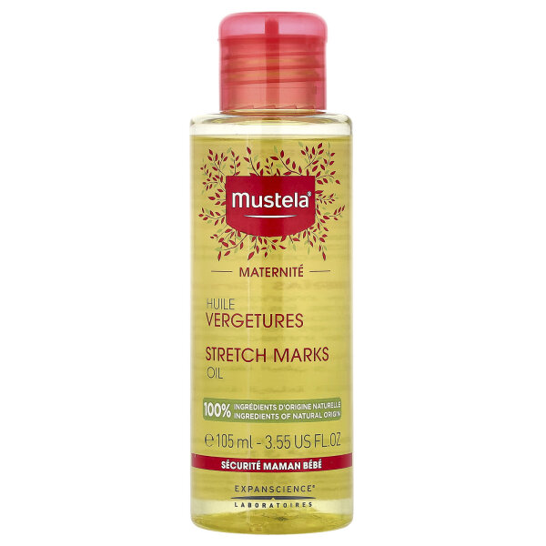 Mustela, Stretch Marks Oil, Dehnungsstreifen-Öl, ohne Duftstoffe, 105 ml