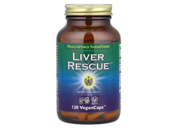 HealthForce Superfoods, Liver Rescue, Unterstützung der Leber, Version 6, 120 vegane Kapseln