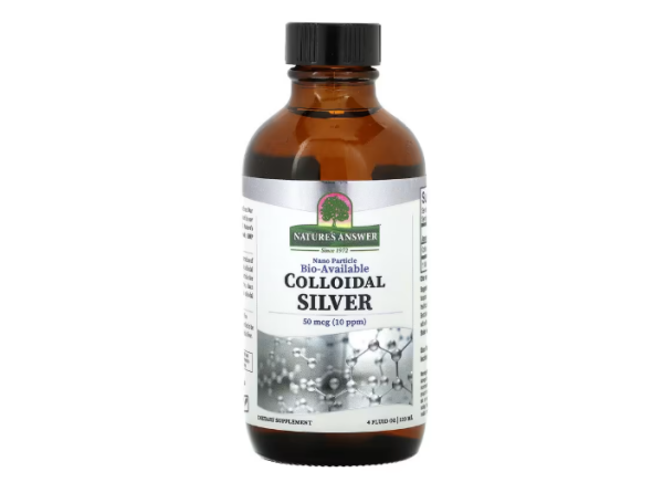 Natures Answer, Kolloidales Silber, 50 mcg (10 ppm), 120 ml