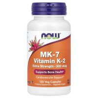 NOW Foods, MK-7, Vitamin K-2, Vitamin K2, 300 mcg, 120...