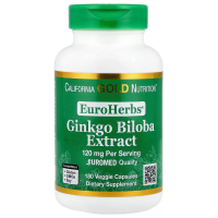 California Gold Nutrition, Ginkgo Biloba Extrakt, 120 mg,...
