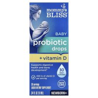Mommys Bliss, probiotische Baby-Tropfen + Vitamin D,...