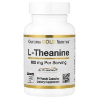 California Gold Nutrition, L-Theanin, 100 mg, 60...