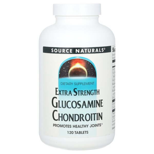 Source Naturals, Glucosamine Chondroitin, Glucosamin-Chondroitin, 120 Tabletten