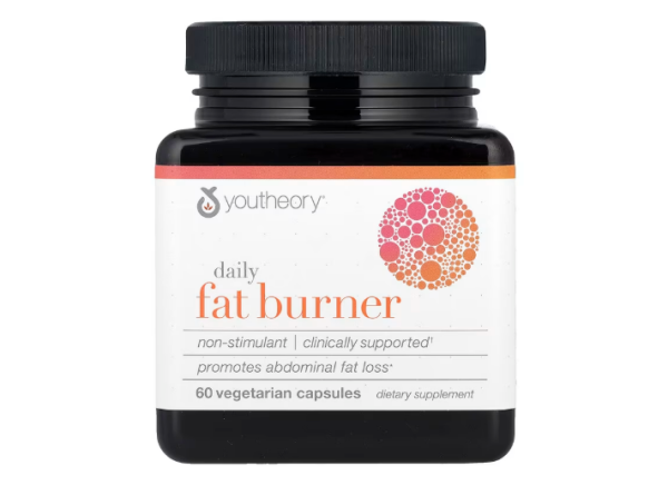 Youtheory, Daily Fat Burner, täglicher Fettverbrenner, 60 pflanzliche Kapseln