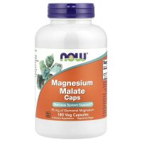 NOW Foods, Magnesium Malate Caps, Magnesiummalatkapseln,...