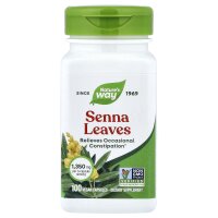 Natures Way, Sennesblätter, 100 vegane Kapseln (450...