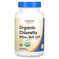 Nutricost, Bio-Chlorella, 500 mg, 240 Tabletten