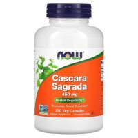 NOW Foods, Cascara Sagrada, 450 mg, 250 vegetarische Kapseln