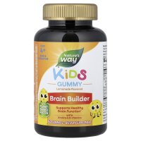 Natures Way, Gehirnfunktion für Kinder ab 4 Jahren, Limonade, 60 Fruchtgummis