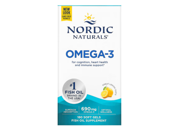 Nordic Naturals, Omega-3, Omega-3-Fischöl, Zitrone, 180 Weichkapseln (345 mg pro Weichkapsel)
